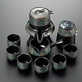 Mua Ấm chén uống trà  kiều dáng bộ pha ấm chè cối say màu xanh dương  kèm lọ đựng trà không bao gồm hộp carton