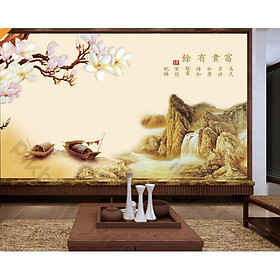 Mua Tranh dán tường Hoa đòa trên núi Tranh dán nguyên tấm lớn MS635521