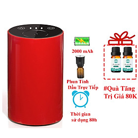 Mua Máy Xông Tinh Dầu Trực Tiếp Không Sử Dụng Nước Tích Hợp Pin Dùng 80h Tặn Kèm 2 Tinh Dầu Với 3 Chế Độ Điều Chỉnh Dùng Cho Ô Tô Sảnh Khách Sạn