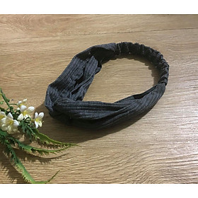 Băng đô turban len gân trơn