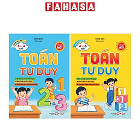 Sách - Bộ Sách Toán Tư Duy Dành Cho Trẻ 3-4 Tuổi + Toán Tư Duy Dành Cho Trẻ 4-6 Tuổi (Bộ 2 Cuốn)