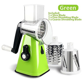 Hướng Dẫn Sử Dụng Rau Củ Quả 3 Trống Lưỡi Xoay Phô Mai Xay Máy Hủy Đàn Mandoline Spiralizer Phụ Kiện Nhà Bếp Dụng Cụ Thái Lát Rau Củ - one