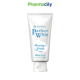 Sữa rửa mặt đất sét trắng Senka Perfect White Clay