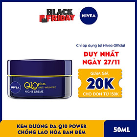 Kem Dưỡng Da NIVEA Q10 Power Chống Lão Hóa Ban Đêm (50ml) - 81289