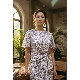 Đầm Suông Nhấn Eo Anh Đào thời trang thiết kế Hity Dre216