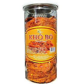 Thịt Khô Bò Loại Miếng Mềm Thương Hiệu SK FOOD - Hũ 250G