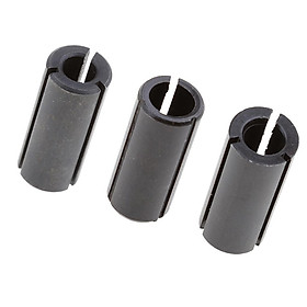 3Pcs Carbide Steel Engraving Bit CNC Router Tool Adapter for Chuck Collet