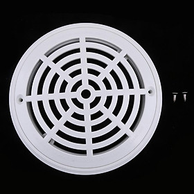 2 Pack Durable White Main Drain Covers Inground Pool High Quality