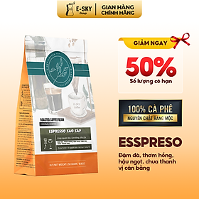 Cà Phê Rang Xay Nguyên Chất Espresso E-SKY Coffee Cafe Pha Máy 1kg-2kg