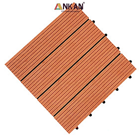 Mua Vỉ Nhựa Lót Sàn Nhà Tắm Sân Thượng Sân Vườn 4 Nan Màu Nâu Đỏ  Dùng Để Lót Ban Công  Chống Trơn Trượt  Lắp Đặt Dễ Dàng  Hàng Chính Hãng ANKAN
