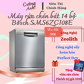 Mua Máy Rửa Chén Bát 14 Bộ Bosch SMS6ZCI08E - Hàng Chính Hãng