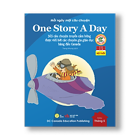 Sách - One Story A Day - CUỐN 5 : 365 câu chuyện phát triển IQ, EQ cho bé - Bản song ngữ tặng kèm file nghe