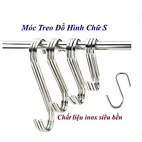 Mua Móc treo đồ hình chữ S chịu lực Chất liệu inox không gỉ Siêu cứng Chịu lực Chắc chắn Nhiều kích thước Sx tại Việt Nam