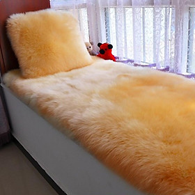 Thảm Len Lông Mịn Nhân Tạo Trải Sàn, Đệm Ghế 40x90cm