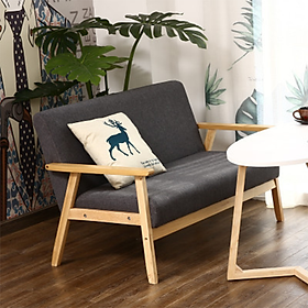 Sofa Phòng Khách 1M1 Nệm Nỉ Chân Gỗ Thông - Ghế Sofa Văng Băng Dài Đẹp Decor Trang Trí Nhà Ở, Văn Phòng Công Ty