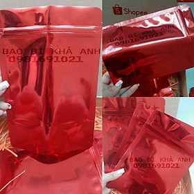 Mua TÚI ZIP MÀU ĐỎ TÚI ZIPPER ĐÁY ĐỨNG MÀU TÚI ZIPPER ĐÁY ĐỨNG MÀU ĐỎ (1KG) - BBKHAANH