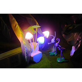 Mua Đèn Ngủ Cảm Biến Ánh Sáng Hình Nấm - Đèn Ngủ Led Cảm Ứng Kiểu Dáng Hình Nấm