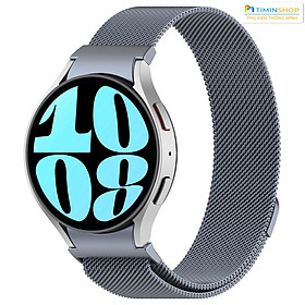 Dây Thép cho Samsung Watch 6/ 6 Classic/ 5/ 5 Pro/ 4/ 4 Classic/ 3 41mm - khóa bấm (DTC)