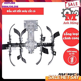 Mua | sẵn hàng| Đầu xới đất lắp máy cắt cỏ  lồng loại cánh cong đa chức năng  tiện lợi khi dùng