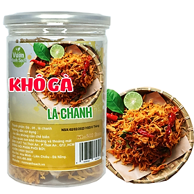 Khô gà lá chanh/Thượng hạng /Đồ ăn vặt VƯỜN XANH SẠCH /HỦ 200GRAM