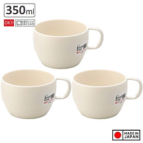 Mua Combo 03 Cốc nhựa uống nước Inomata 350ml có quai cầm - Nội địa Nhật Bản