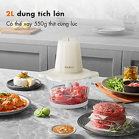 Mua Máy xay thực phẩm đa năng MG-15M02A 2L công suất 300W xay thịt cá rau củ quả  xay hạt cối thủy tinh - Hàng Chính Hãng