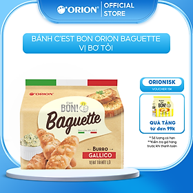Bánh Nướng Giòn C'est Bon Orion  Baguette Vị Bơ Tỏi Đút Lò (Túi 5 gói)