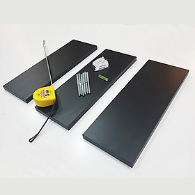 Mua Bộ 3 Kệ Gỗ Trang Trí Treo Tường Giấu Chân 40cm x 15cm KT117 SIB DECOR (Nhiều màu)