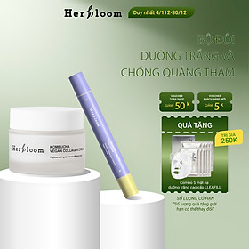 Bộ Đôi Dưỡng Trắng Da & Chống Quầng Thâm Mắt Herbloom Thuần Chay [Kem Dưỡng 60g + Kem Mắt 16ml]