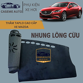 Thảm Taplo 3 Lớp Dành Cho Các Xe Hãng MAZDA, Nhung Lông Cừu Cao Cấp - Hàng Chính Hãng