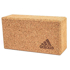 Gạch tập yoga gỗ bần Adidas ADYG-20100CORK (Tặng kèm dây đai LK25)
