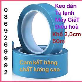 băng keo tủ lạnh màu xanh dương - băng dính dán tủ lạnh - máy giặt - điều hoà ...