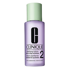 Nước hoa hồng dành cho da hỗn hợp khô Clarifying Lotion Twice a Day Exfoliator 2 Clinique