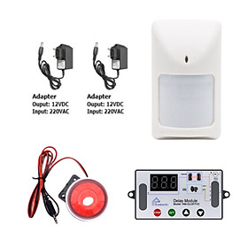 Mua Cảm biến chống trộm mắt hồng ngoại có dây tùy chỉnh độ nhạy và chống nhiễu PIRW1