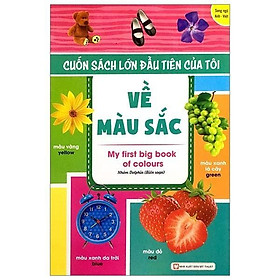 Sách - Cuốn Sách Lớn Đầu Tiên Của Tôi - Về Màu Sắc - Tân Việt Books