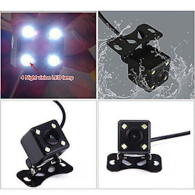 Camera lùi ô tô-Camera lùi 4 Led cao cấp chuyên ban đêm, chống nước