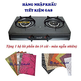 BẾP GAS ĐÔI ZENNE KLS 206 - NHẬP KHẨU MALAYSIA – MẶT BẾP PHỦ MEN - NGỌN LỬA MẠNH VÀ HỘI TỤ - TIẾT KIỆM GAS