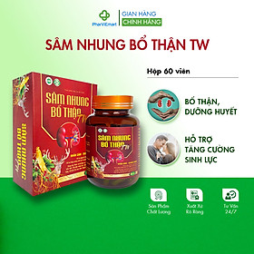 Sâm Nhung Bổ Thận TW - Bổ Thận Dưỡng Huyết (hộp/60 viên)