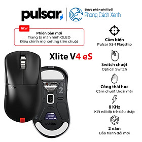 Mua Chuột không dây siêu nhẹ Pulsar Xlite V4 eS (Đi kèm dongle 8K Polling Rate) - Hàng Chính Hãng