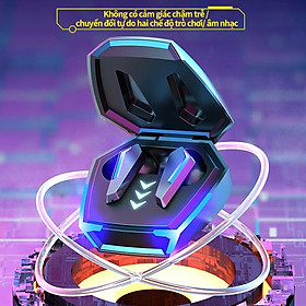 Mua Tai nghe không dây Bluetooth 5.2 chip chuyên gaming chế độ kép chơi game nghe nhạc chống nước in-ear