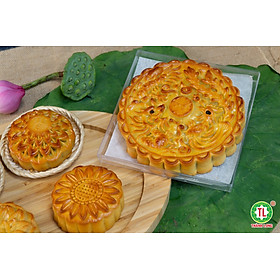 BÁNH TRUNG THU MẶT TRĂNG 002: HẠT SEN MACCA - KHOAI MÔN HẠNH NHÂN 8 TRỨNG 800G - VIỆT NAM