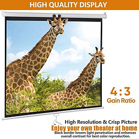 Mua Màn chiếu treo tường kéo tay Apollo/ Prima kích thước từ 84 inch đến 150inch tỉ lệ 4:3 - Hàng nhập khẩu