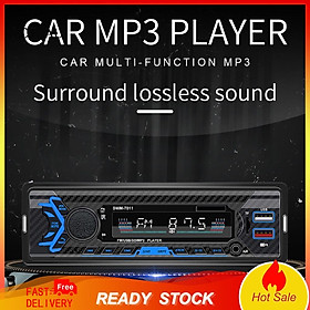 *QCDZ* 7811 Car MP3 Player Dual USB Fast Charging Bluetooth Hands-free Radio Player for Vehicles