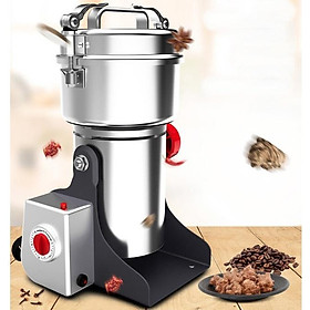 Mua Máy xay hạt sen  ý dĩ  củ sen  đậu xanh  đậu đen làm ngũ cốc ăn dặm cho bé từ 06 tháng tuổi  chất liệu inox có nắp cài chắc chắn  xay mịn tối đa 700g/lần.