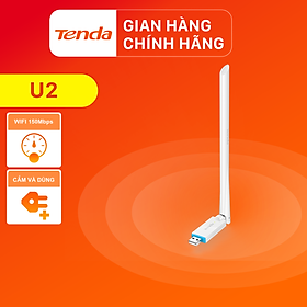 Tenda USB kết nối Wifi U2 tốc độ 150Mbps - Hãng Chính Hãng