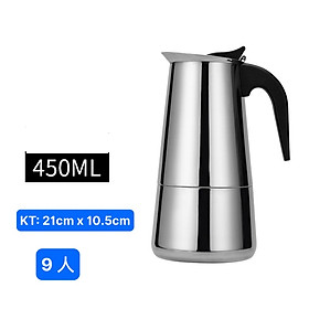 Mua Bình Pha Cafe Moka Pot Kiểu Ý   Dung Tích: 100ml & 200ml & 300ml & 450ml & 600ml