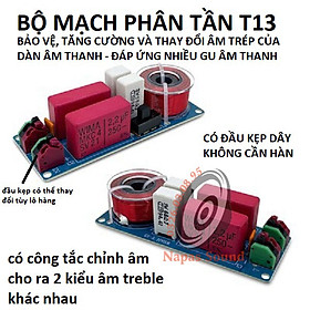 Mua PHÂN TẦN BẢO VỆ TRÉP - PHÂN TẦN CHỐNG CHÁY TRÉP - GIÁ 1 MẠCH - T13 CÓ CHỈNH 2 KIỂU ÂM TRÉP - LOA TREBLE RỜI