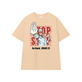 Áo T-shirt TEEHAY Go back Virus. thun tay lỡ Form rộng Unisex