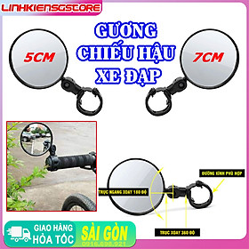 Hình ảnh GIÁ SỈ Gương xe đạp tròn gương chiếu hậu xe đạp