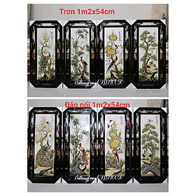 Mua Bộ Tranh Sứ Tứ Quý_Hàng Trơn/nổi_KT: 1m2x54cm